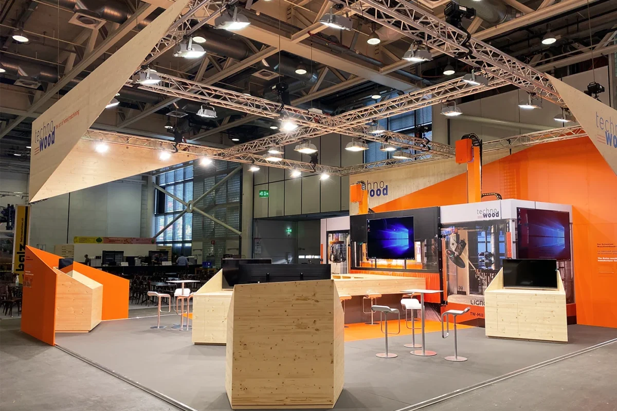 TechnoWood, Holz und LIGNA, hplus gmbh Messebau