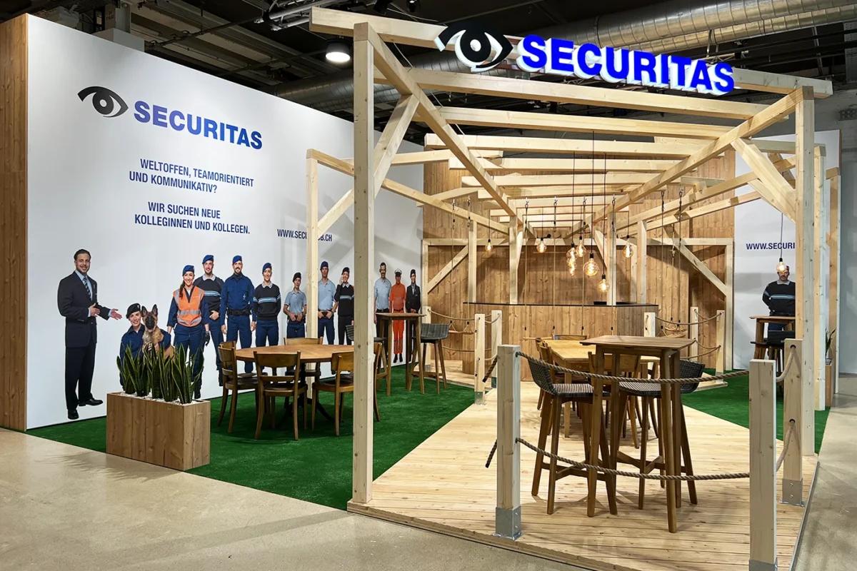 Securitas, OFFA / Spring, hplus gmbh Messebau