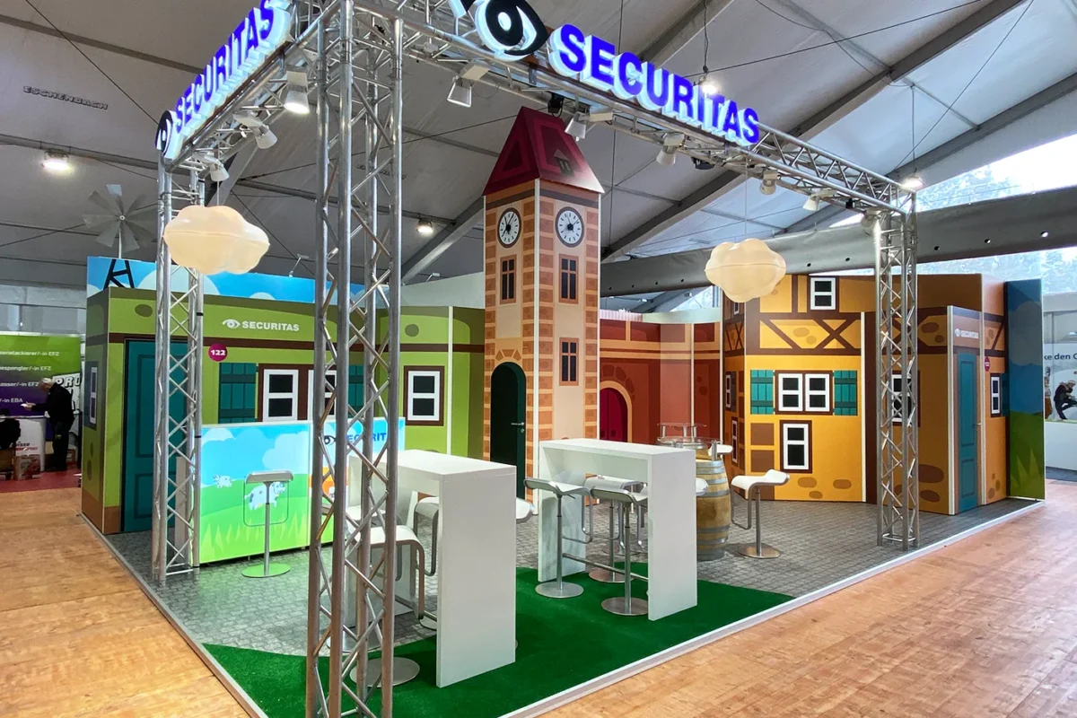 Securitas, Fiutscher, hplus gmbh Messebau
