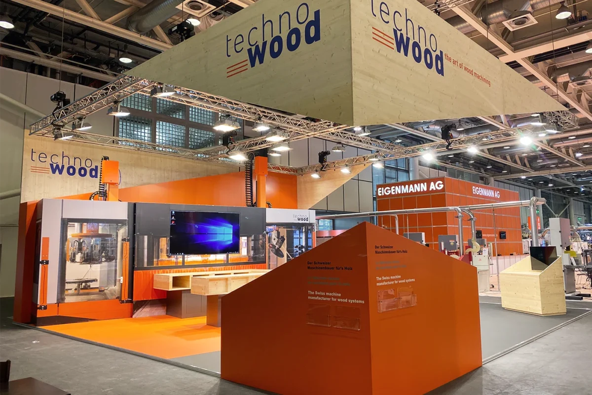 TechnoWood, Holz und LIGNA, hplus gmbh Messebau