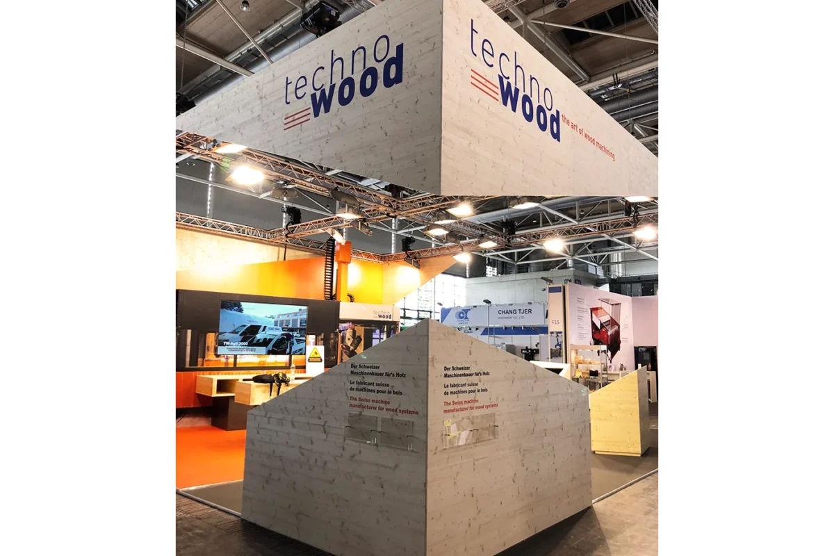TechnoWood, Holz und LIGNA, hplus gmbh Messebau