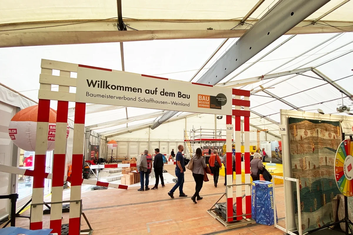 SBV Schweizer Baumeisterverband, Messebau, hplus gmbh