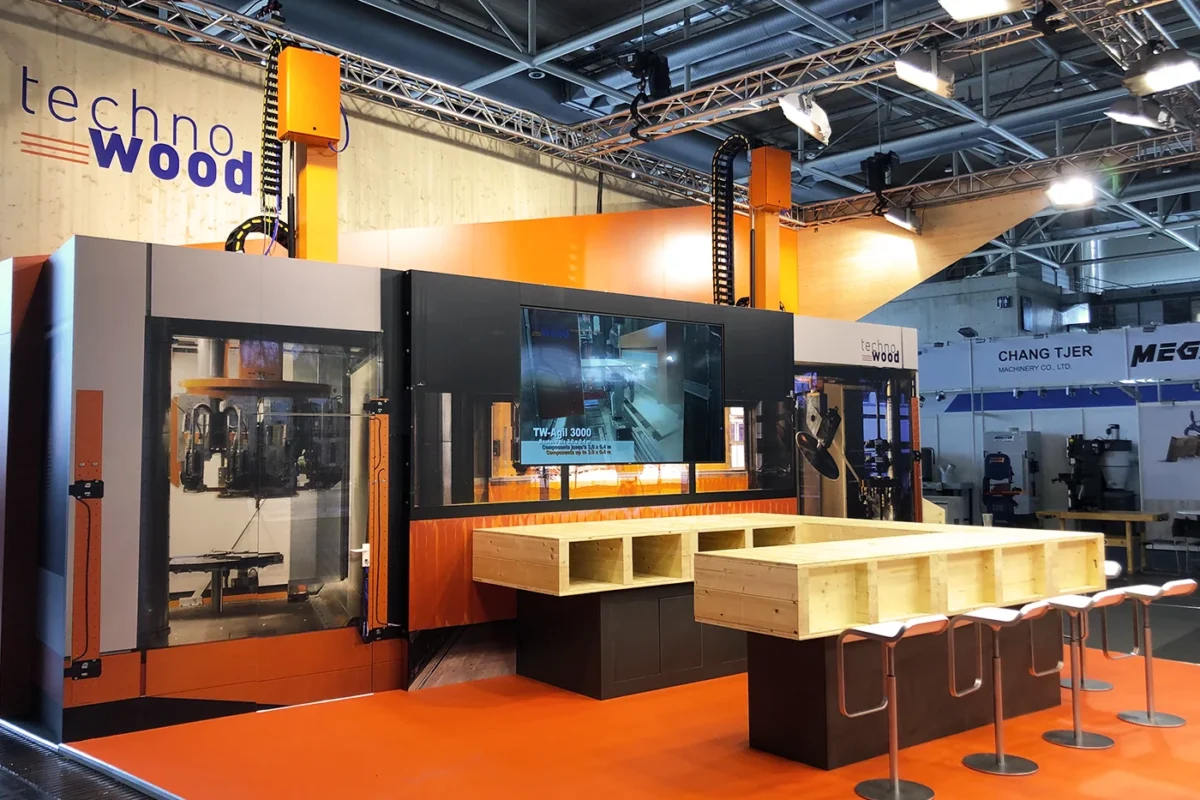 TechnoWood, Holz und LIGNA, hplus gmbh Messebau