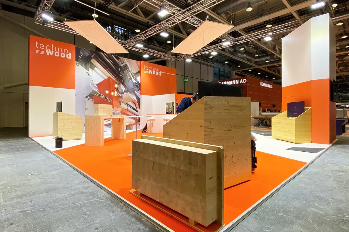 TechnoWood, Holz und LIGNA, hplus gmbh Messebau