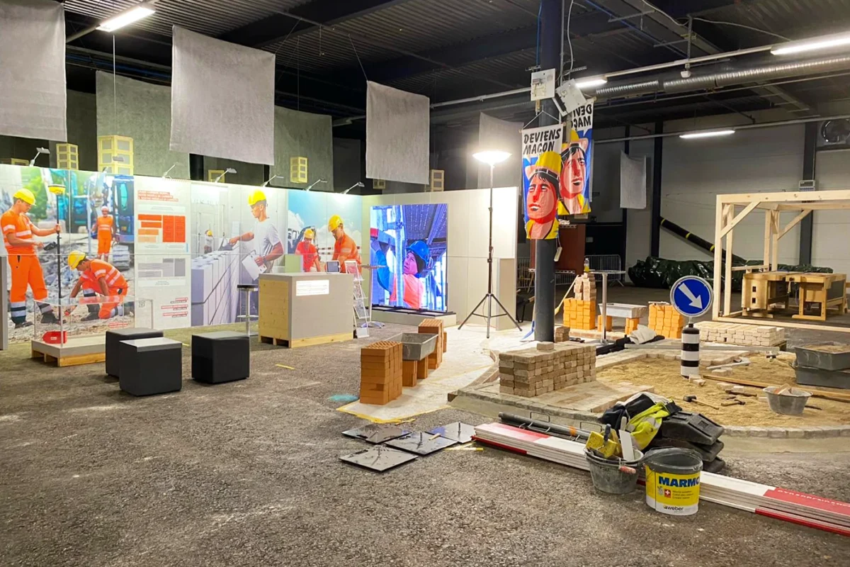 SBV Schweizer Baumeisterverband, Messebau, hplus gmbh