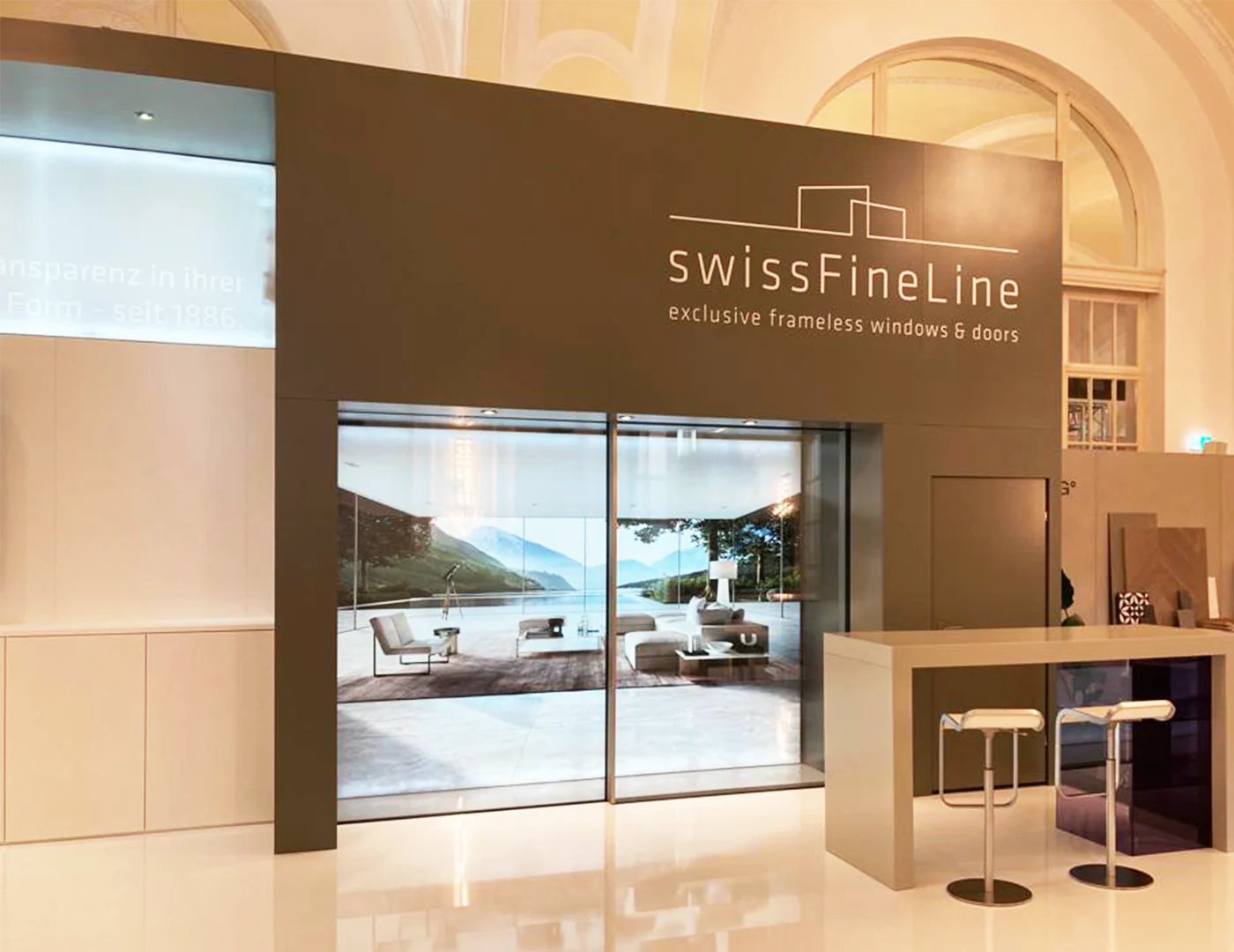 SwissFineLine, DesignDistrict, hplus gmbh, Messebau