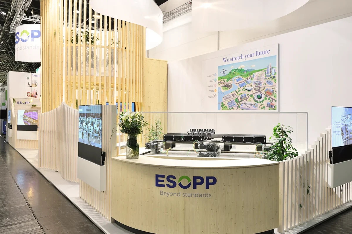 Esopp SA, K Düsseldorf, hplus gmbh, Messebau