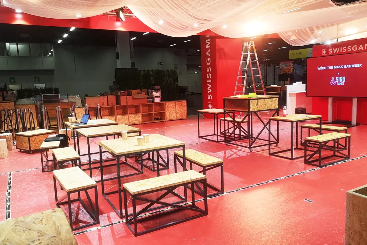 Pro Helvetia, Gamescom, hplus gmbh, Messebau
