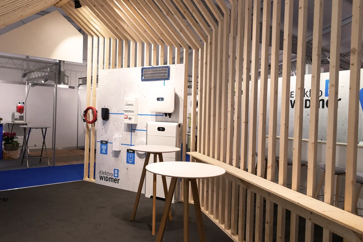 Elektro Widmer, TOM, hplus gmbh, Messebau