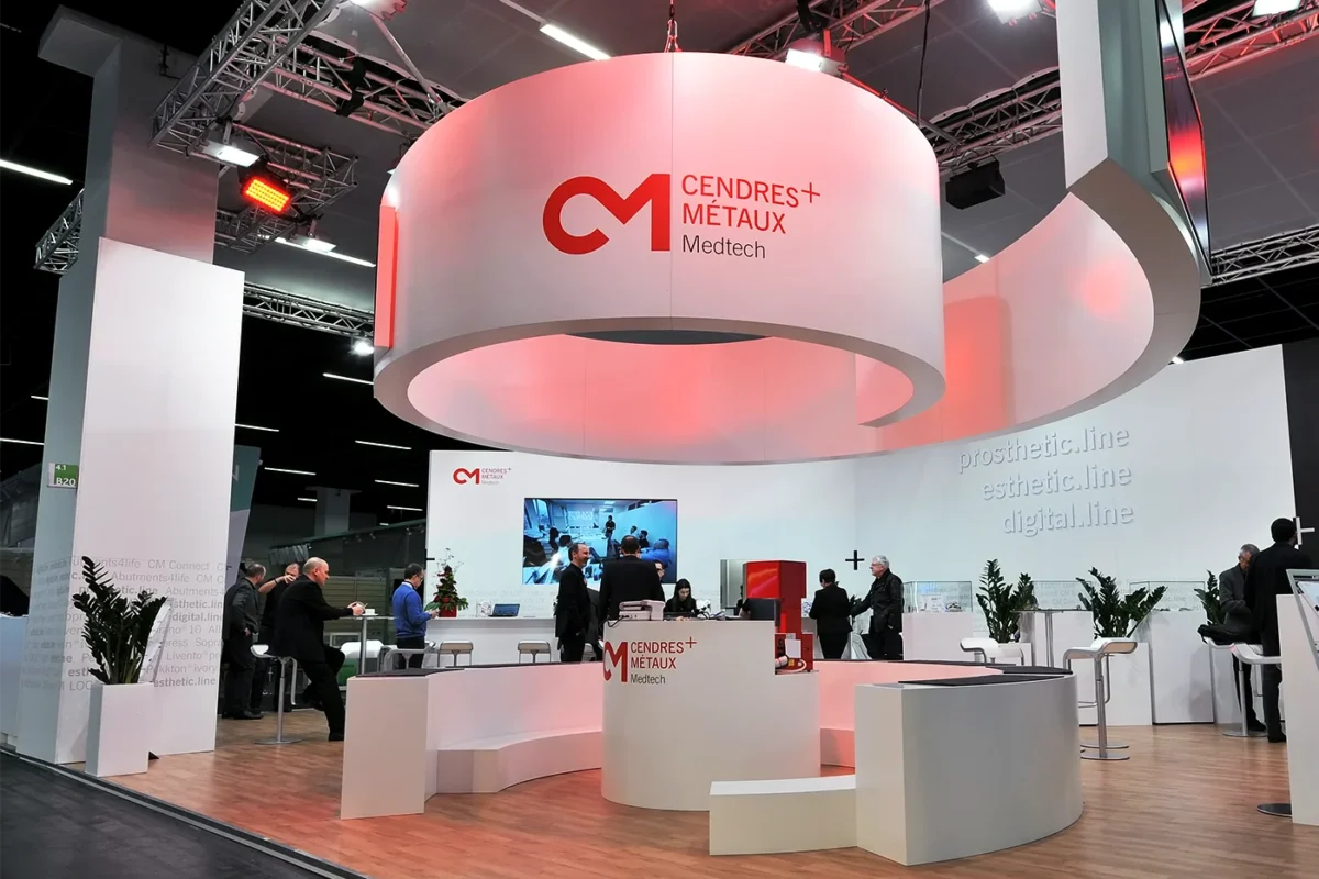Cendres+Metaux, IDS, hplus gmbh, Messebau
