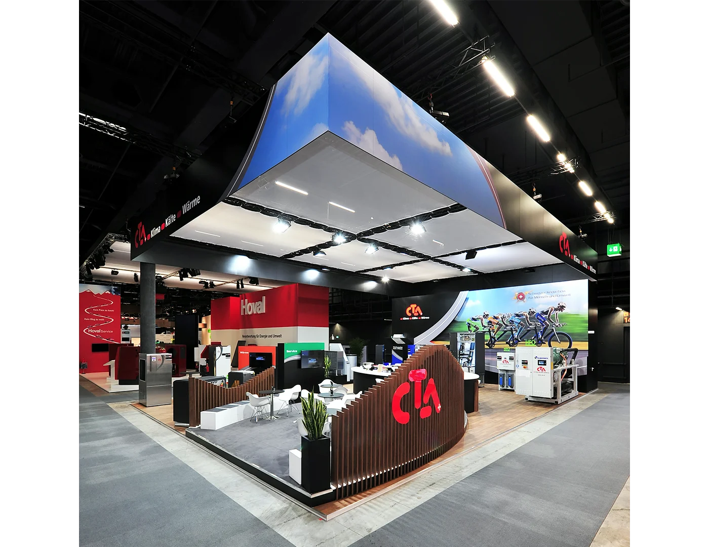 CTA, Swissbau, hplus gmbh Messebau