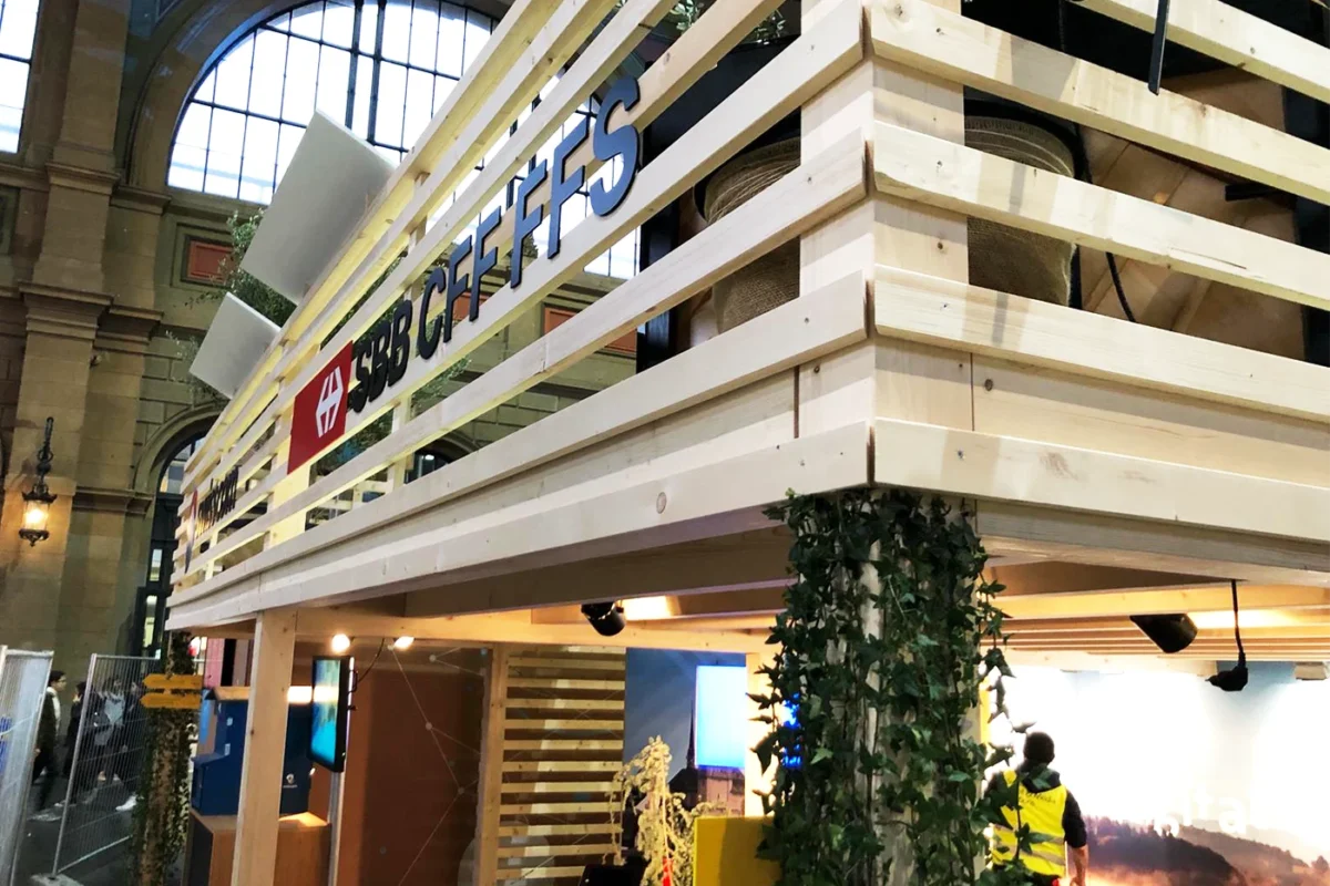 Swisscom, DetoxDay, hplus gmbh, Messebau