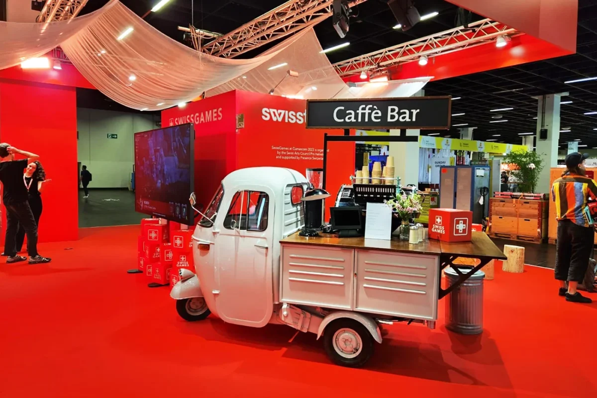 Pro Helvetia, Gamescom, hplus gmbh, Messebau