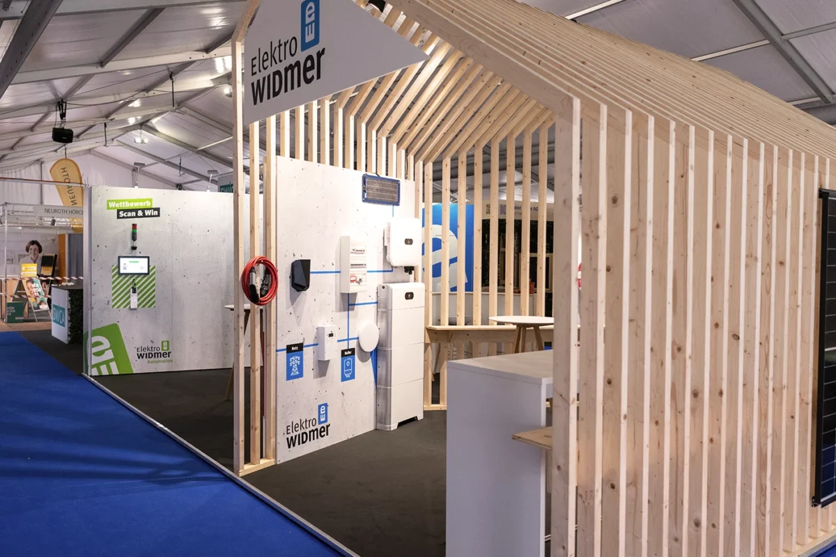 Elektro Widmer, TOM, hplus gmbh, Messebau