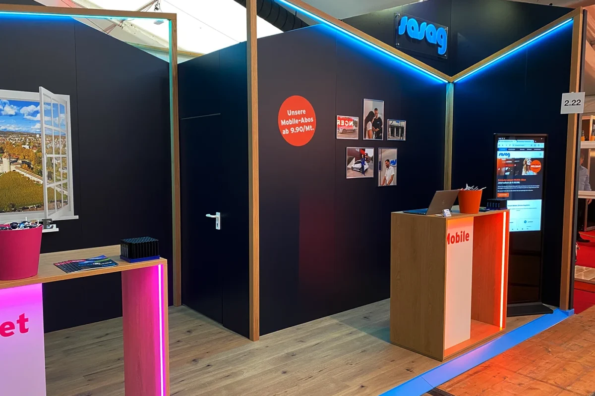sasag, Herbstmesse, hplus gmbh, Messebau