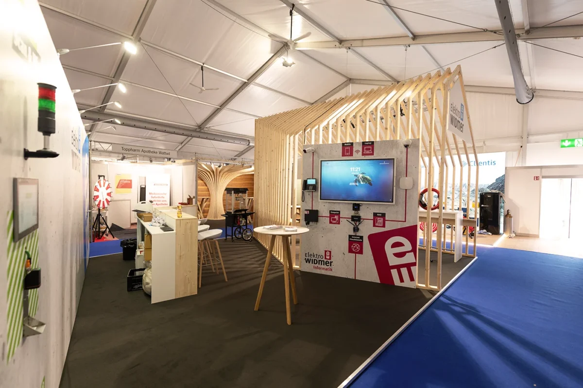 Elektro Widmer, TOM, hplus gmbh, Messebau