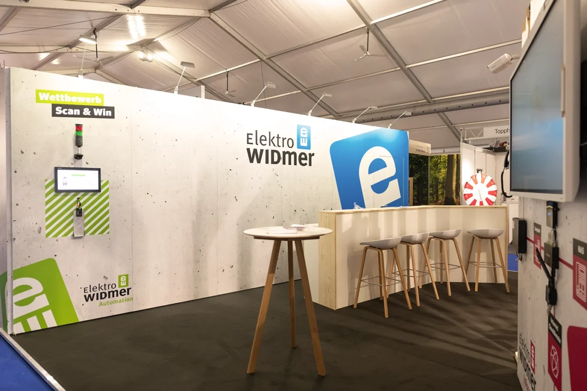 Elektro Widmer, TOM, hplus gmbh, Messebau