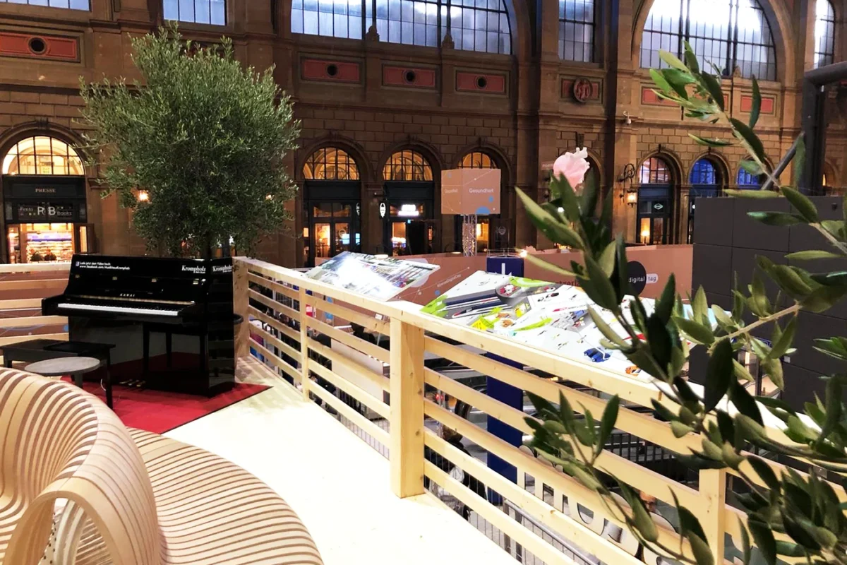 Swisscom, DetoxDay, hplus gmbh, Messebau