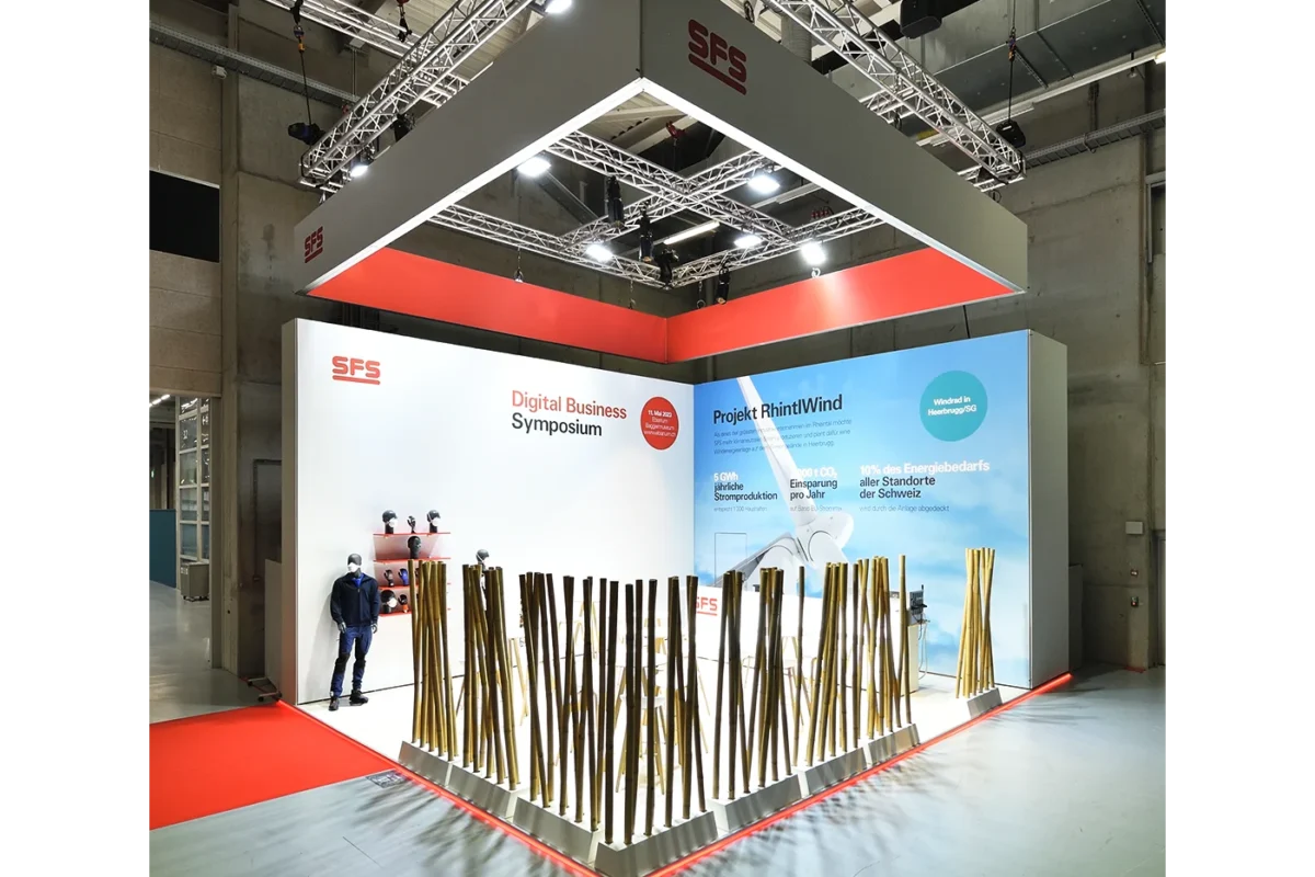 SFS, Innoteq Bern, hplus gmbh, Messebau