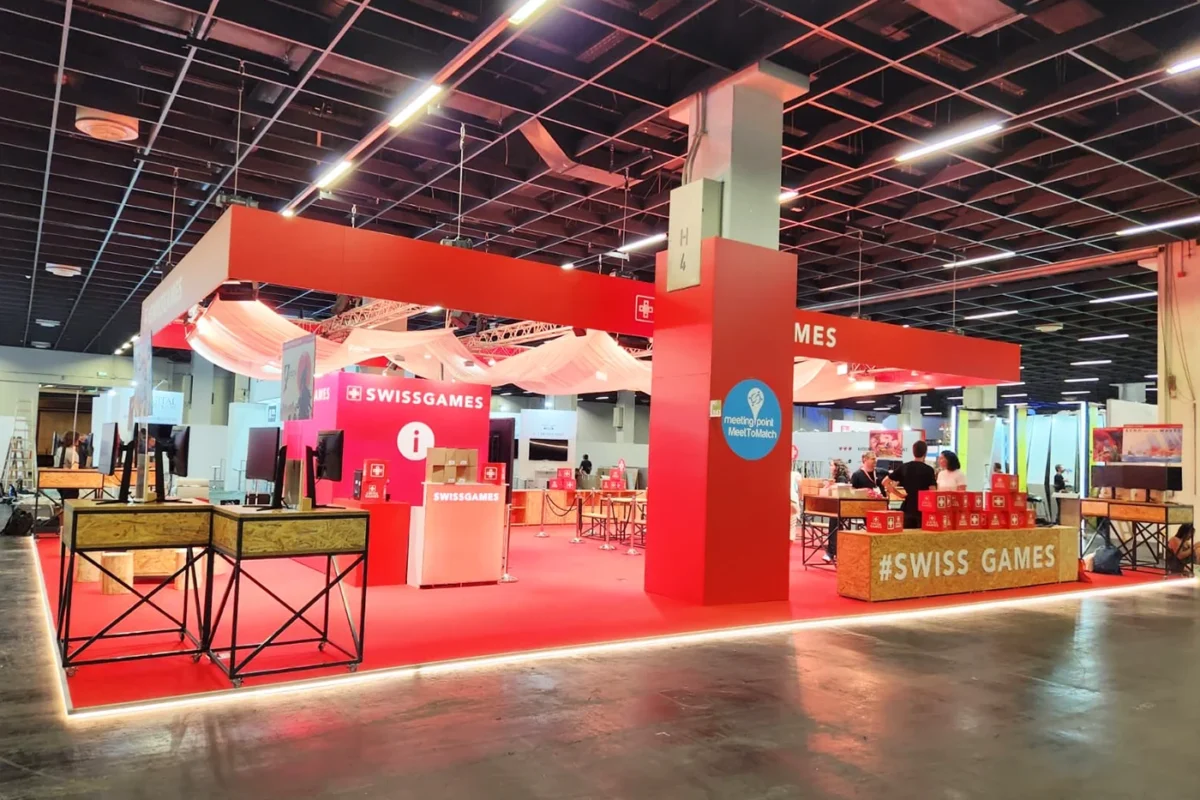 Pro Helvetia, Gamescom, hplus gmbh, Messebau