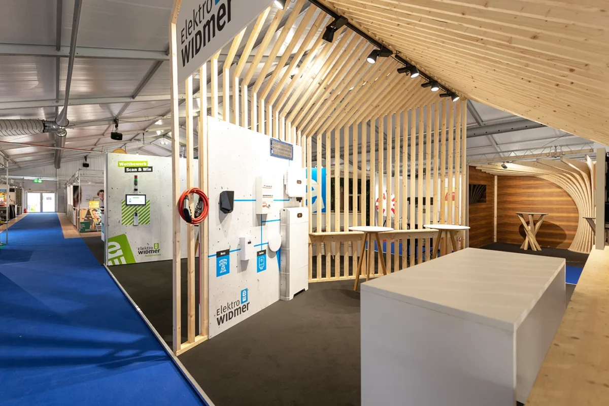 Elektro Widmer, TOM, hplus gmbh, Messebau