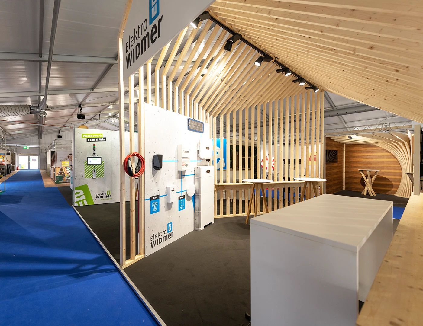 Elektro Widmer, TOM, hplus gmbh, Messebau