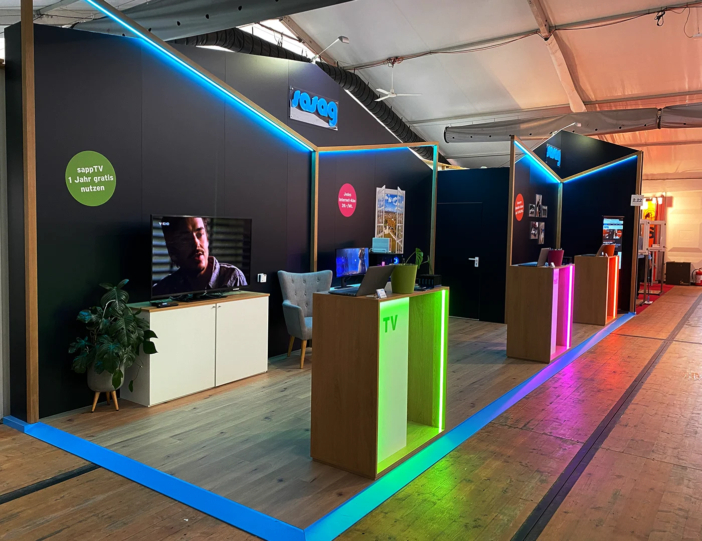 sasag, Herbstmesse, hplus gmbh, Messebau