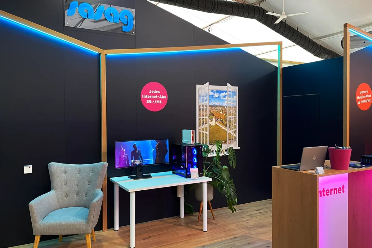 sasag, Herbstmesse, hplus gmbh, Messebau