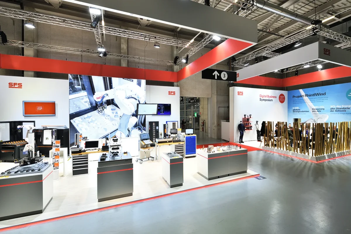 SFS, Innoteq Bern, hplus gmbh, Messebau