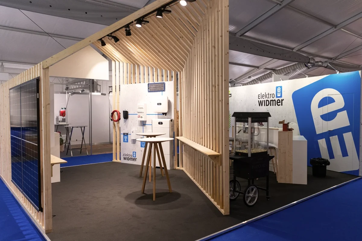 Elektro Widmer, TOM, hplus gmbh, Messebau