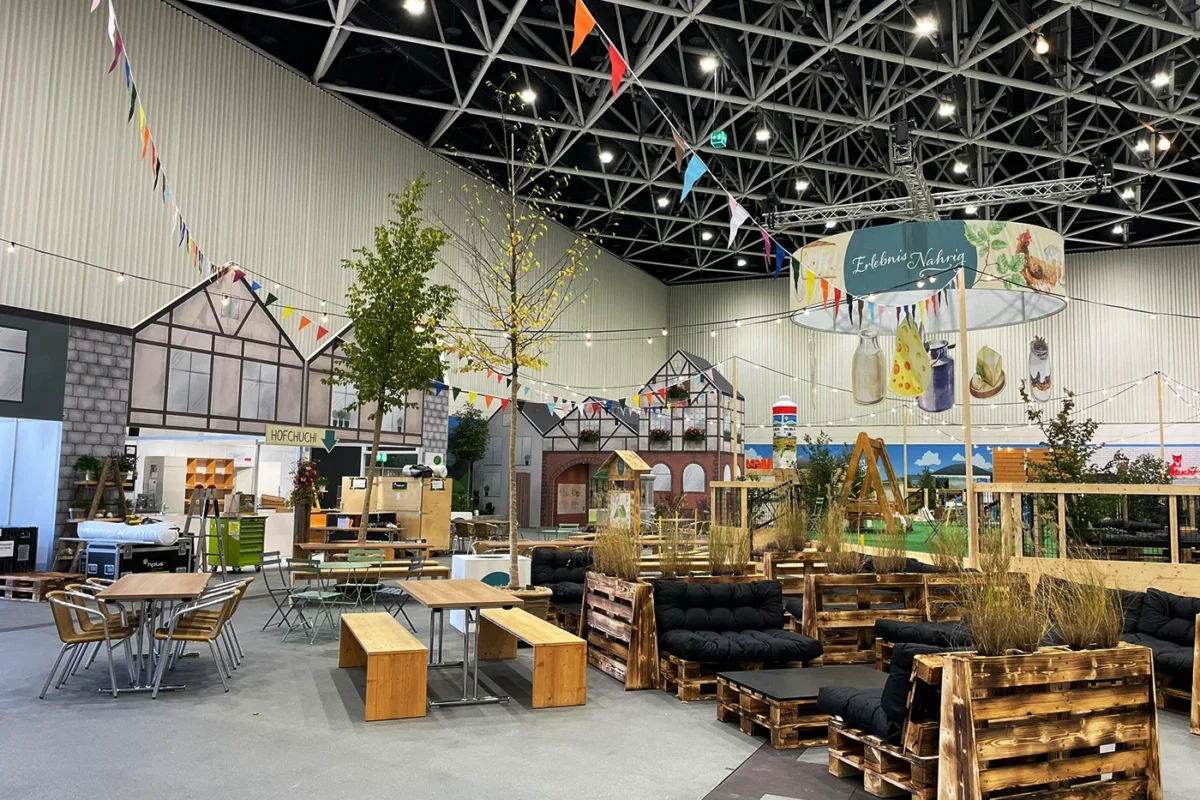 Erlebnis Nahrig, OLMA 2024, hplus gmbh, Messebau